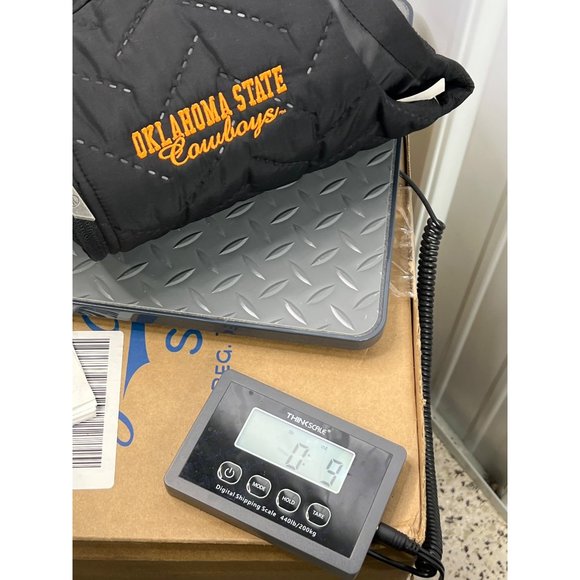 Halloway Full Zip Repreve Eco Quilted Vest Womens M Oklahoma Cowboys Black NEW - Picture 7 of 7